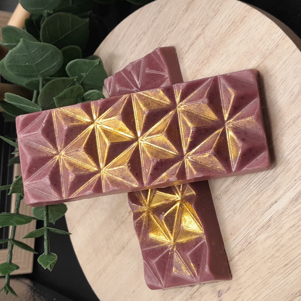 Baked Apple Pie Handmade Brown And Gold Wax Melt Bars, Pack Of 2 - Picture 2 of 5